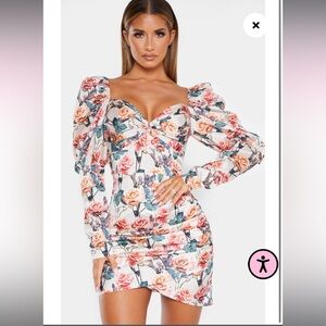 Mini long sleeve PLT dress